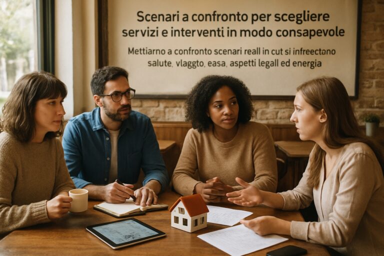 Scenari a confronto per scegliere servizi e interventi in modo consapevole
